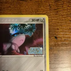 Pokemon TCG: Aron 44/100 (2006) Crystal Guardians • Reverse Holo Stamped Card - Image 2