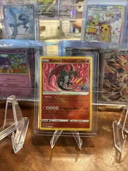 Pokemon TCG Radiant Charizard Holo Card 11/78 Pokemon Go Rare - Image 1