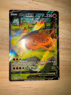 Charizard V SWSH260 SWSH Sword & Shield Black Star Promo Pokemon Card - NM - Image 2
