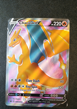 Pokemon Charizard V Holo SWSH050 Promo Champions Path PSA 10 / 9 - Image 1