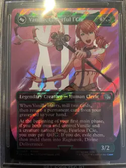 VANILLE CHEERFUL L'CIE MtG Final Fantasy Surge Foil Card 0537 BGS 10 BLACK LABEL - Image 3