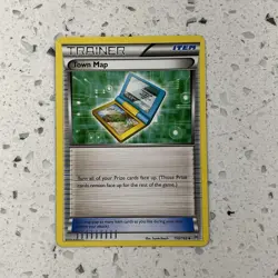 Pokemon Card Town Map Breakthrough Uncommon 150/162 LP - Image 1