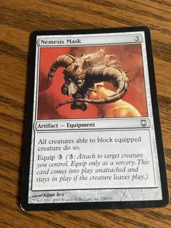 MTG Nemesis Mask - Darksteel #134 - Image 1