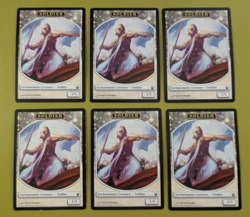 6 Soldier Token Born of the Gods Magic the Gathering MTG 6 - Image 1