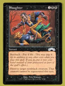 Slaughter x1 Exodus 1x Magic the Gathering MTG - Image 1
