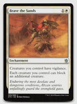 Brave the Sands 5 Uncommon Khans of Tarkir Magic: The Gathering Near Mint - Image 1