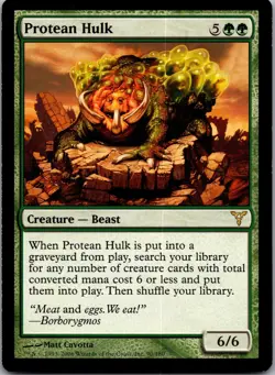 Protean Hulk Ravnica Remastered #153 LP MTG - Image 1