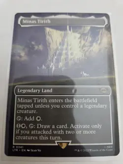 mtg, Minas Tirith (0341) (Borderless) the Lord of the Rings: NM - Image 1