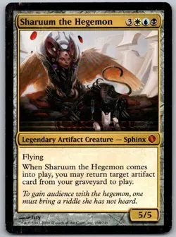 Sharuum the Hegemon 194 Mythic Shards of Alara Magic: The Gathering LP - Image 1