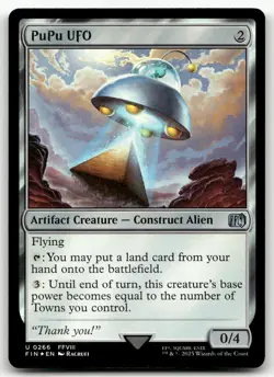 PuPu UFO #266 (Foil) (NM) Final Fantasy FIN Magic MTG - Image 1