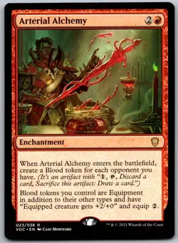 Arterial Alchemy 23 Commander: Innistrad: Crimson Vow Magic: The Gathering NM - Image 1