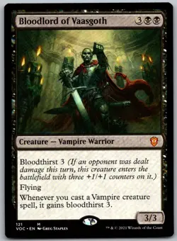Bloodlord of Vaasgoth 121 Commander: Innistrad: Crimson Vow Magic: The Gathering - Image 1