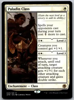 Paladin Class 29 Rare Adventures in the Forgotten Realms Magic: The Gathering NM - Image 1