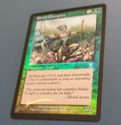 Elvish Champion MTG 7th Edition Rare FOIL Eng 240/350 Creature Lord 2001 - Image 1