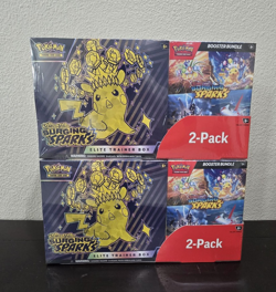 Lot of 2 - Costco Pokemon Surging Sparks Elite Trainer Box + Booster Bundle - Image 1