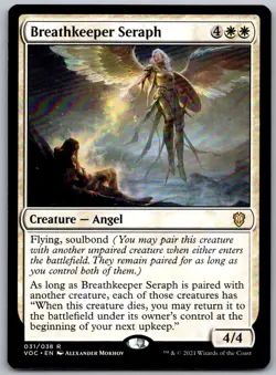 Breathkeeper Seraph 31 Commander: Innistrad: Crimson Vow Magic: The Gathering NM - Image 1