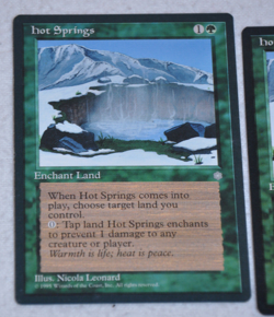 MTG Ice Age - Hot Springs - set of 2 - M-NM/Unplayed Magic the Gathering 1995 - Image 2