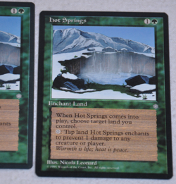 MTG Ice Age - Hot Springs - set of 2 - M-NM/Unplayed Magic the Gathering 1995 - Image 3