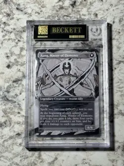 Avatar Aang Borderless TLA 308 BGS 10 BLACK LABEL PRISTINE (MTG Avatar 2025) - Image 2