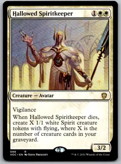 Hallowed Spiritkeeper 88 Commander: Innistrad: Crimson Vow Magic: The Gathering - Image 1