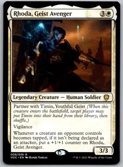 Rhoda, Geist Avenger 8 Commander: Innistrad: Crimson Vow Magic: The Gathering NM - Image 1