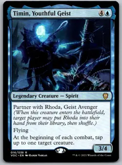 Timin, Youthful Geist 16 Commander: Innistrad: Crimson Vow Magic: The Gathering - Image 1