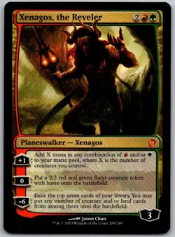 Xenagos, the Reveler 209 Mythic Theros Magic: The Gathering Near Mint - Image 1