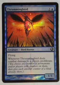 Foil Thrummingbird - Scars of Mirrodin (SOM) - Magic The Gathering - Image 1