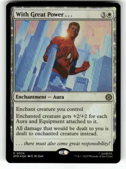 With Great Power . . . 24 Rare Marvel's Spider-Man Magic: The Gathering Foil NM - Image 1