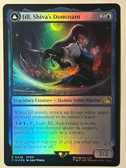 MTG JILL, SHIVA'S DOMINANT R FINAL FANTASY 58 FOIL NM - Image 1