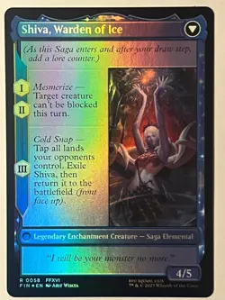MTG JILL, SHIVA'S DOMINANT R FINAL FANTASY 58 FOIL NM - Image 2