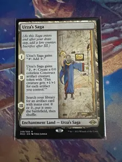 Urza's Saga Modern Horizons 2 Rare Colorless Enchantment Land Wizards 259 - Image 1