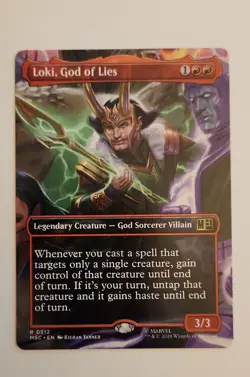 Loki, God of Lies (Borderless) Commander: Marvel Super Heroes Regular Rare - Image 1