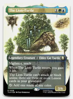 The Lion-Turtle (Borderless) 328 Avatar: TLA MTG Foil NM - Image 1