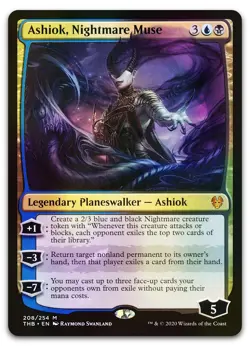 Ashiok, Nightmare Muse #208 (Foil) (NM) Theros Beyond Death THB Magic MTG - Image 1