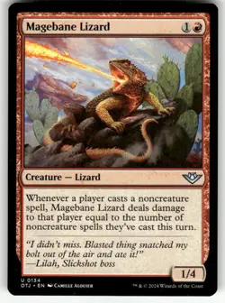 MAGEBANE LIZARD #134 MTG OUTLAWS OF THUNDER JUNCTION - Image 1