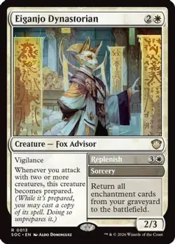 Eiganjo Dynastorian 13 Commander: Secrets of Strixhaven Rare NM - Image 1