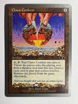 Chaos Confetti MTG Unglued NM - Image 3