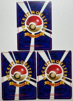 Japanese Pokemon Card Slowpoke No.079 Set 3 Cards Neo Genesis Team Rocket Fossil - Image 2