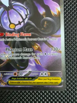 Mega Chandelure ex 115/084 Pitch Black Holo SIR - NM - Image 4