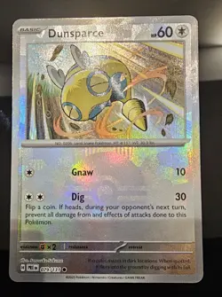 Dunsparce (Poke Ball Pattern) 079/131 Holo Prismatic Evolutions Pokemon NM - Image 1