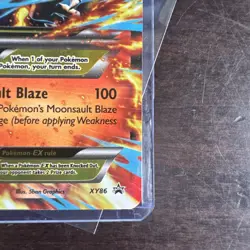 Pokemon TCG M Blaziken EX XY Promo XY86 LP - Image 4
