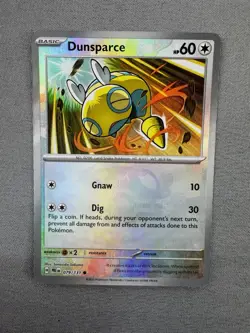 Pokemon Card Dunsparce 079/131 Masterball Reverse Holo Prismatic Evolutions MINT - Image 2