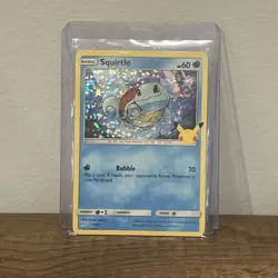 Pokemon TCG Squirtle Holo Rare 17/25 McDonald's 25th Anniversary Collection - Image 1
