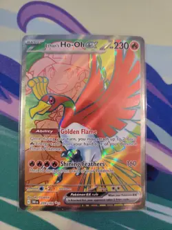 Pokemon TCG Ethan's Ho-Oh ex 209/182 SV10 Destined Rivals UR FA Holo ENG - Image 1