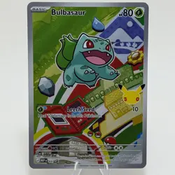 Bulbasaur MEP #037 First Partners Pokemon Black Star Promo - Image 1