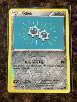 Klink 71/114 - Reverse Holo - Pokemon Steam Siege - Mint Pack Fresh - Image 1