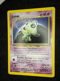 Pokemon TCG Celebi Neo Revelation Holo NM- - Image 3