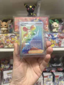 Fantina 206/196 Pokemon TCG Sword & Shield Lost Origin Rainbow Secret Rare NM - Image 1