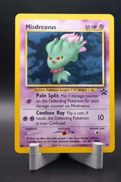 Misdreavus #39 Black Star Promo WoTC Pokemon - LP - Image 1